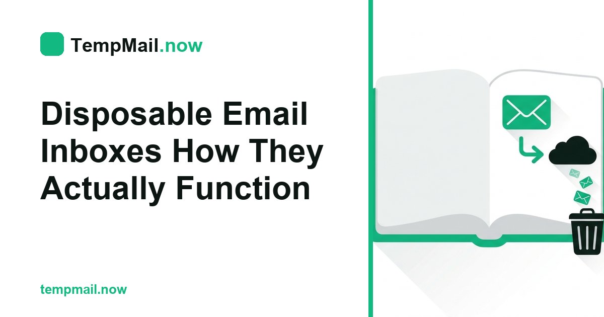 Disposable Email Inboxes How They Actually Function