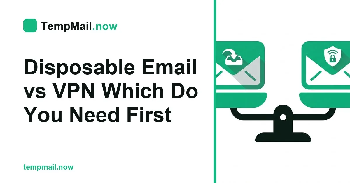 Disposable Email vs VPN Which Do You Need First