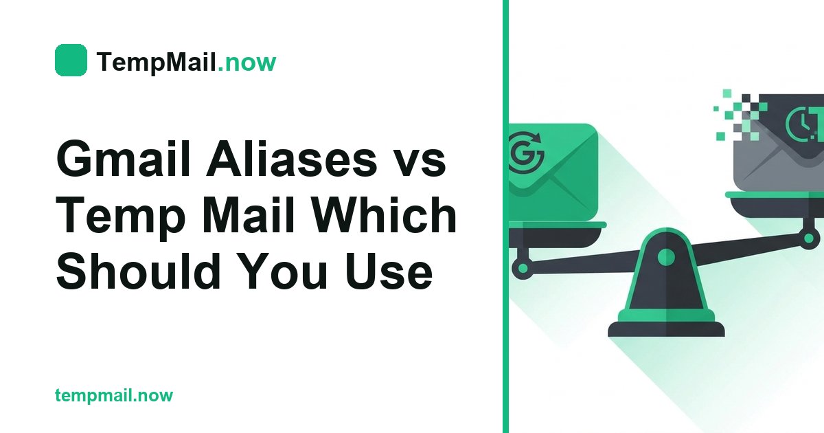 Gmail Aliases vs Temp Mail Which Should You Use