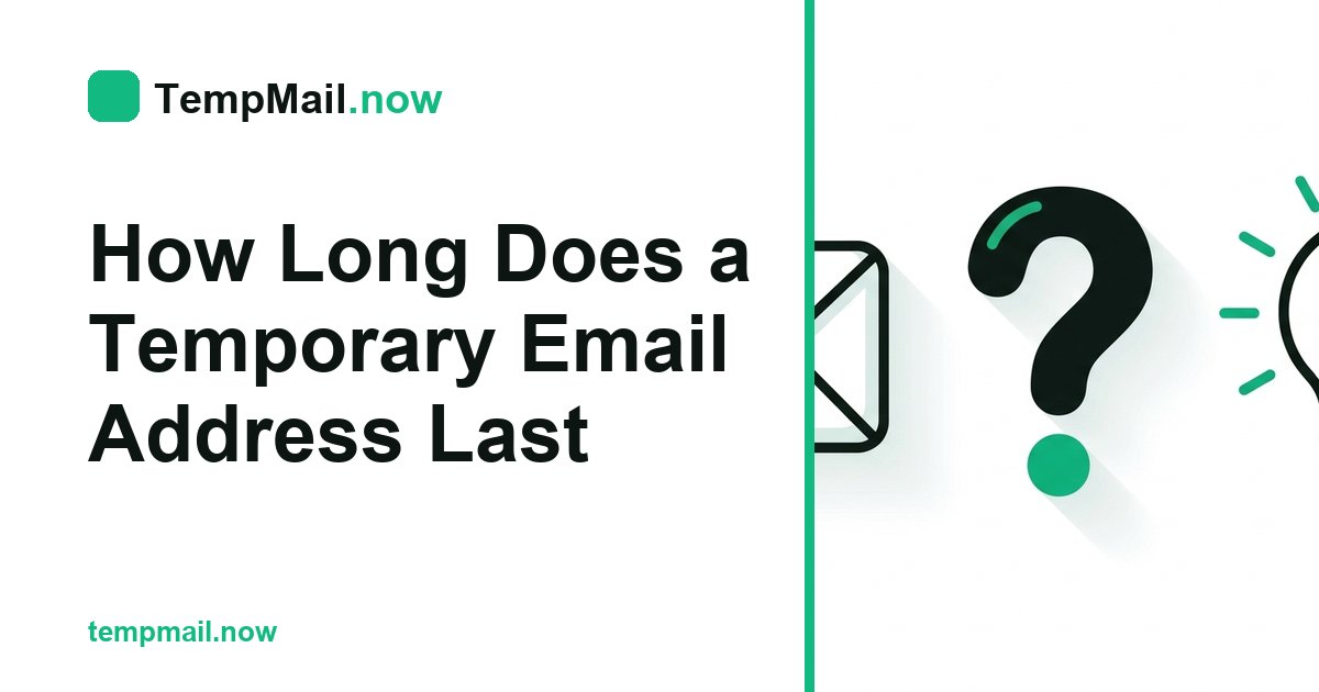 How Long Does a Temporary Email Address Last