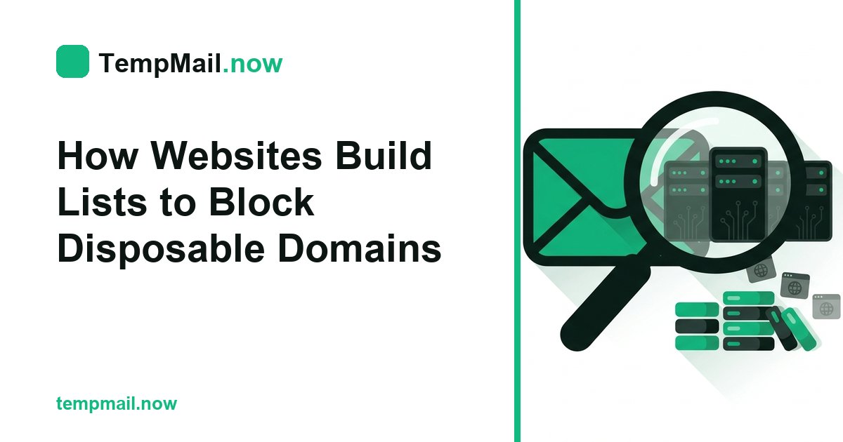 How Websites Build Lists to Block Disposable Domains
