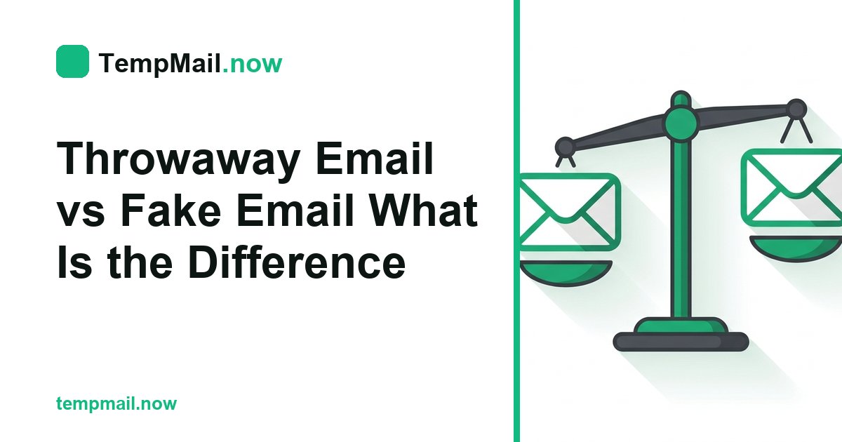 Throwaway Email vs Fake Email What Is the Difference