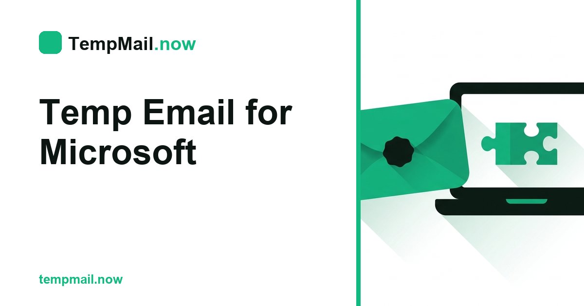Temp Email for Microsoft