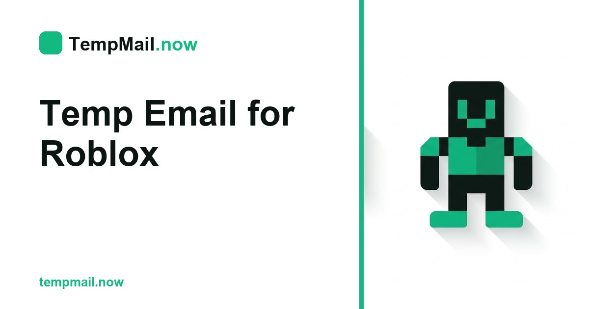 Temp Email for Roblox