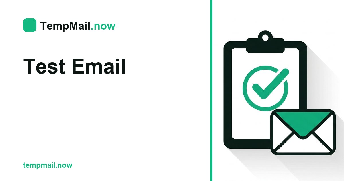 Testovací email